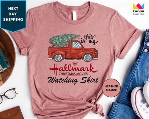 This Is My Hallmark Christmas Movies Watching Shirt Red Truck