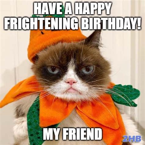 Funny & Fearsome Halloween Birthday Meme - 2HappyBirthday