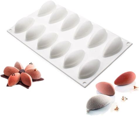 Amazon Afinsea D Quenelle Dessert Silicone Baking Mold For Mousse