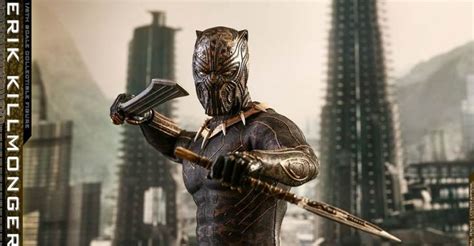 Golden Jaguar First Spear Erik Killmonger Clenched Marvel Cinematic