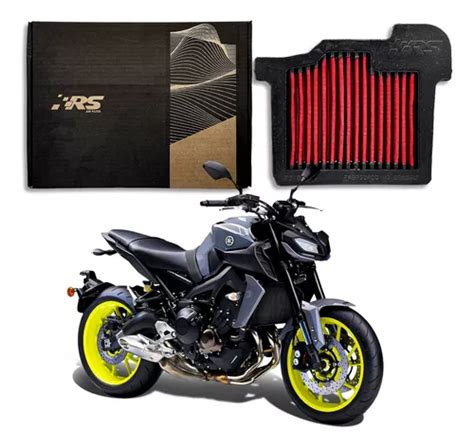 Filtro Esportivo Lavável Yamaha Mt 09 850 2021 Rs Parcelamento sem juros