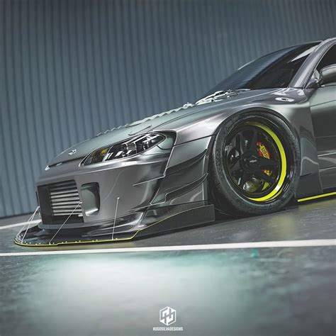 S15 Nissan Silvia Rocks Custom GR86 Widebody, Looks Slammed in Polished CGI - autoevolution