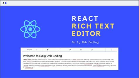 React Rich Text Editor Youtube