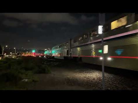 The Hrs Late Amtrak Coast Starlight Train On The Coast Sub On Edes