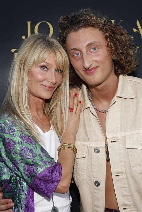 Photo Exclusif Joalukas Noah avec sa mère Isabelle Camus lors de la