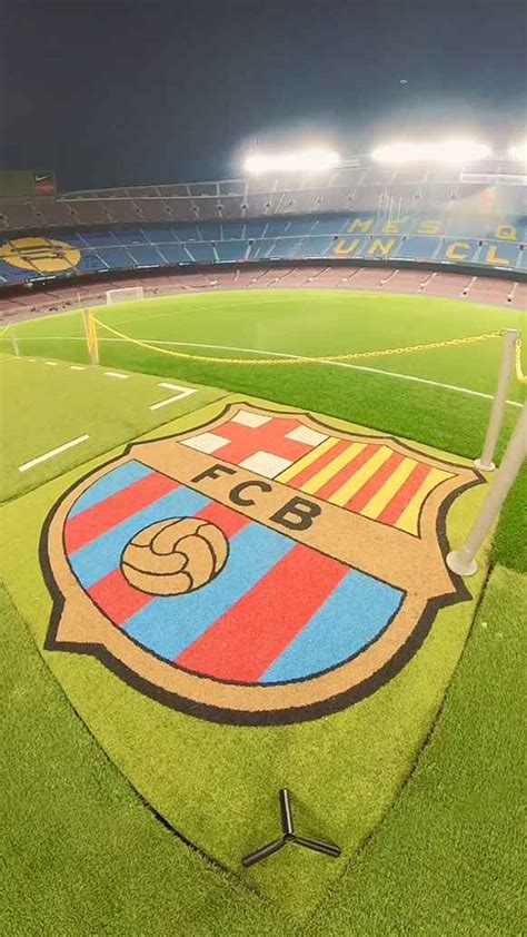 Amazing Views Of Nou Camp Before Barcelona V Man Utd Manchester