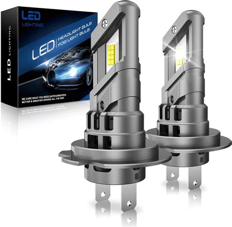 Amazon Fr JOSHF Ampoules H7 LED Phare Pour Voiture 25000LM 100W