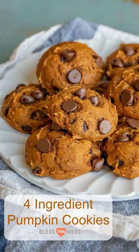 Cake Mix Pumpkin Chocolate Chip Cookies Recipe Easy Cookie Recipe