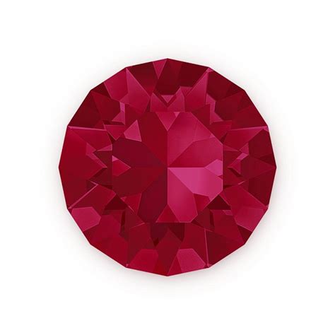 Swarovski Crystal 1088 5.25mm (SS24) Ruby Xirius Chatons (10-Pcs)