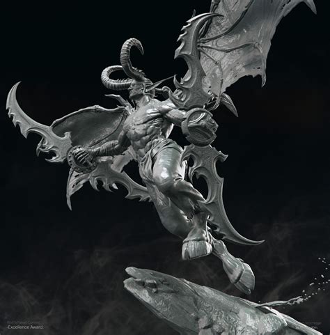 ArtStation - Illidan_Stormrage., Namju Kim | Creature concept art ...