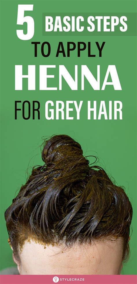 How To Apply Henna For Gray Hair Cover Gray Hair Naturally Covering