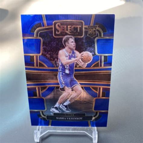 Panini Select Sasha Vezenkov Rc Blue Concourse Sacramento