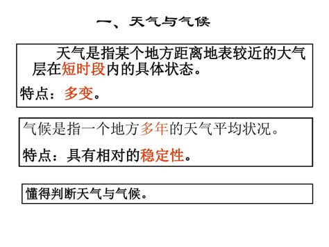 七年级上册地理湘教版第四章世界的气候复习课件 1word文档在线阅读与下载无忧文档