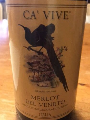 Ca Vive Merlot Del Veneto Vivino Deutschland