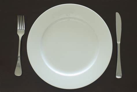 Dinner Plate On Table