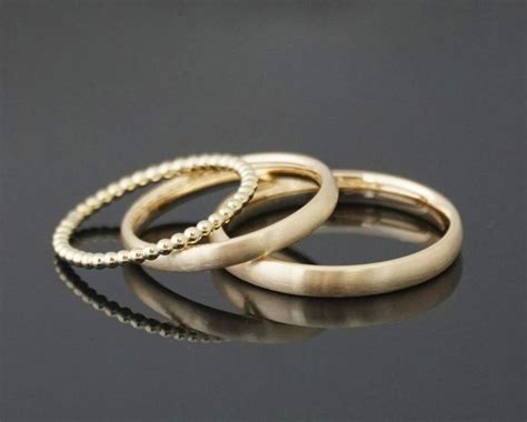 Eheringe In Ehering Gold Matt Ehering Schmal Ring Verlobung