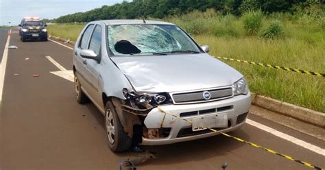 G1 Ciclista morre após ser atingido por carro na BR 060 em Rio Verde