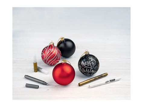 Crelando Paint Your Own Christmas Baubles Kit Lidl Great Britain