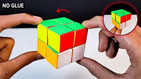 How To Make Rubiks Cube Paper Youtube