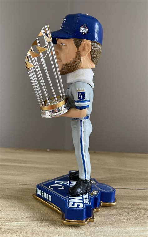 ALEX GORDON Kansas City Royals 2015 World Series Champs Bobblehead