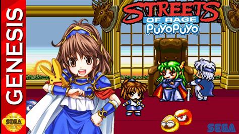 Streets Of Rage Puyo Wars Hack Sega Genesis Longplay Youtube