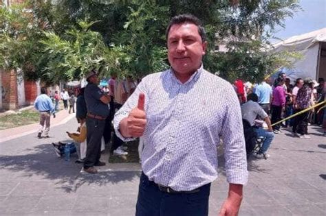 Candidato A Alcalde De Lerma Miguel Ngel Ram Rez Ponce Emite Su Voto