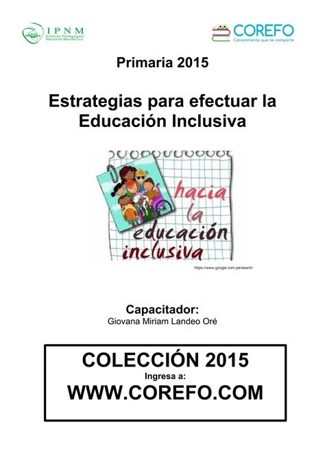 Estrategias Para Efectuar La Educacion Inclusiva Pdf