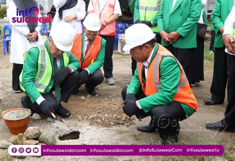 Rektor Iain Palopo Letakkan Batu Pertama Pembangunan Gedung Layanan