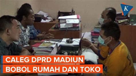 Caleg Madiun Diringkus Polisi Akibat Terlibat Pembobolan Toko Dan