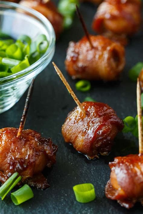 Bacon Wrapped Water Chestnuts Simply Stacie