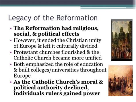 Chapter 1 Section 4 The Reformation Continues Ppt Download