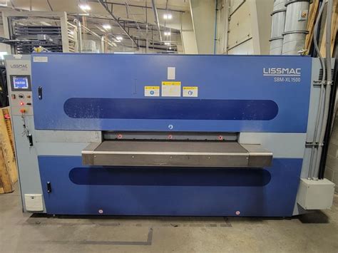 Lissmac SBM XL 1500 G2S2 Edge Rounding And Deburring Machine