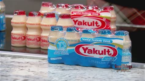 Yakult Probiotic Drink Containing Billions Of Good Bacteria Youtube