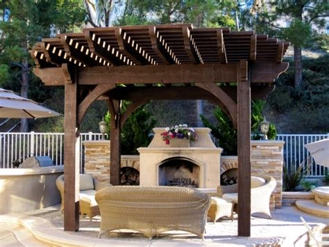 Gazebo With Fire Pit Inside - Pergola Gazebo Ideas