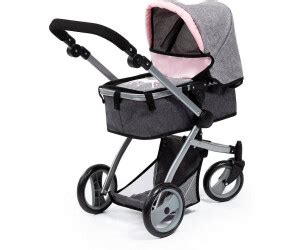 Bayer Design Kombi Puppenwagen Mega Set Milano Grau Rosa Ab