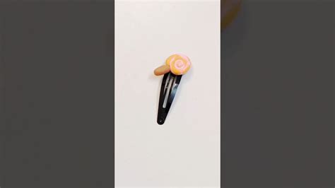 Diy Clay Hair Clip Youtube