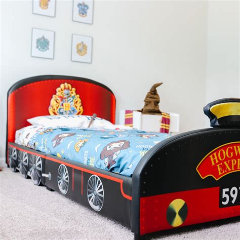 Harry Potter Hogwarts Express Upholstered Twin Bed | Delta Children