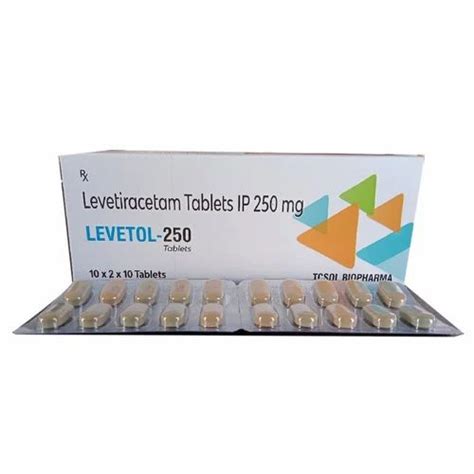 250mg Levetiracetam Tablet Ip At Rs 1950box Levetiracetam Tablet In