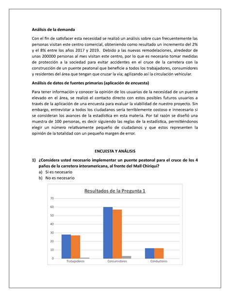 Análisis De La Demanda 1 Análisis De La Demanda Con El Fin De Satisfacer Esta Necesidad Se