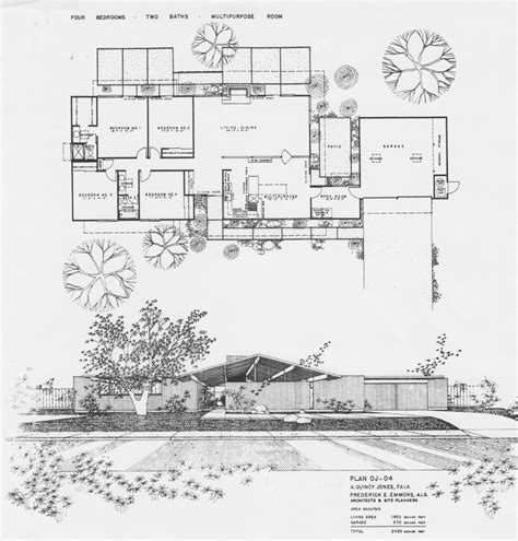 Eichler Mid Century Modern House Plans / See more ideas about vintage ...