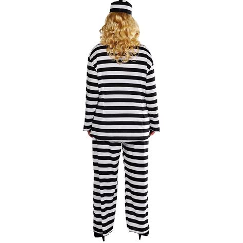 Adult Lady Lawless Plus Size Prisoner Costume Party City