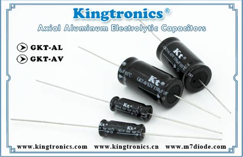 Kt Kingtronics Axial Aluminum Electrolytic Capacitors