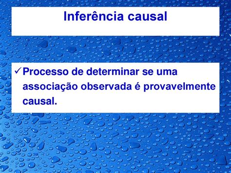 Associação e Causalidade em Epidemiologia ppt carregar