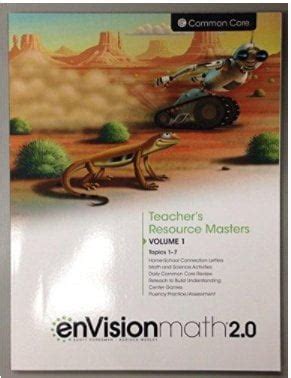 Envision Math Teacher S Resource Masters Volume Topics