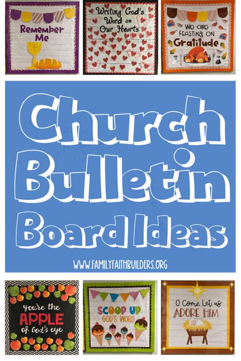 Church Bulletin Board Ideas - Family Faith Builders