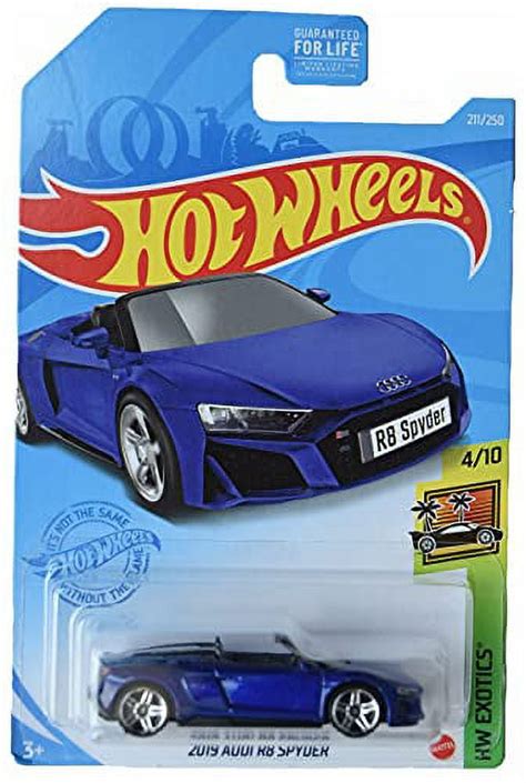 Hot Wheels 2019 Audi R8 Spyder Blue 2021 Hw Exotics