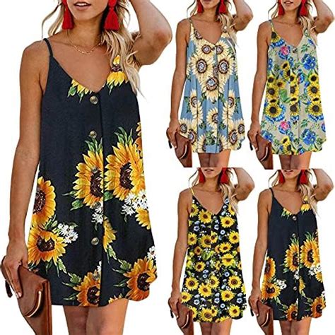 Medrespiria Dress For Women Casual Elegant Women Summer Spaghetti Strap