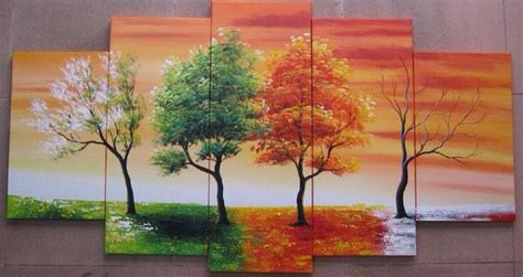 Hermosa Pintura Pinturas De Arboles Cuadros En Lienzo Y Fotos Pintura