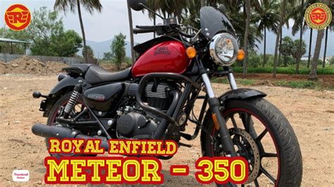 Royal Enfield Meteor 350 Fireball Red Walkaround YouTube