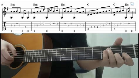 Eleanor Rigby The Beatles Easy Fingerstyle Guitar Playthough Lesson